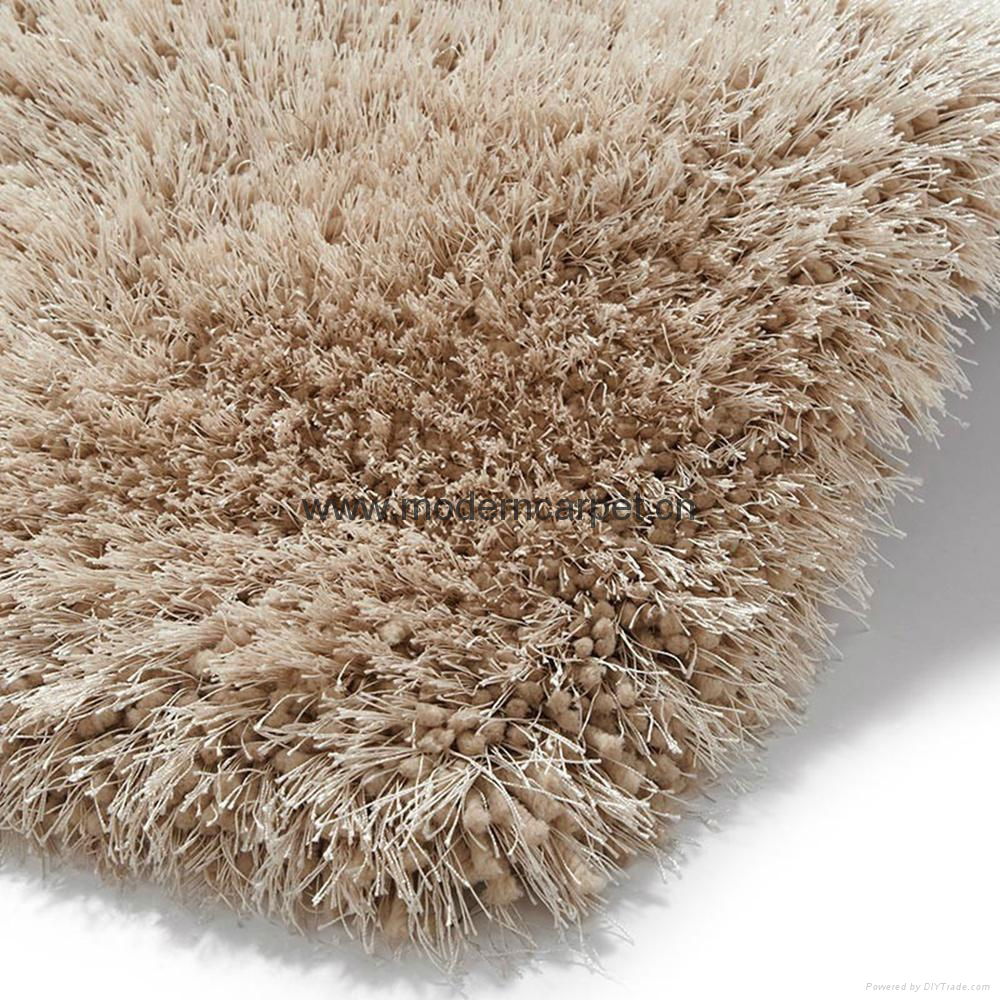 china long pile polyester plush shaggy rugs,shag carpet rugs. 2