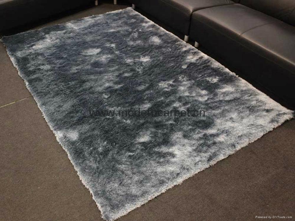 china polyester silk shiny soft shaggy carpets rugs,shag rugs 5