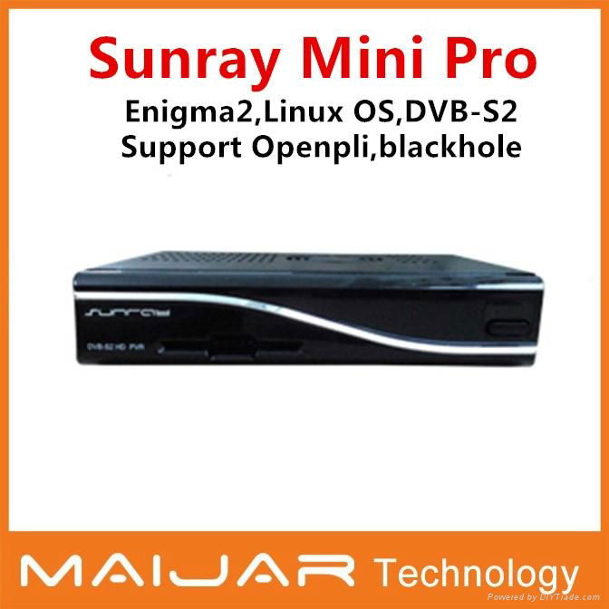 Enigma2 linux system DVB-S2  satellite receiver Sunray mini pro bcm7325 