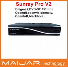 Enigma2 linux system satellite receiver Sunray pro v2