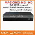 2015 popular selling new Magicbox MG HD DVB-S2 satellite receiver BCM7358 751MHZ 1