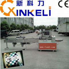 Servo Motor Full Auto Tissue Pillow Packing Machine with Feeder