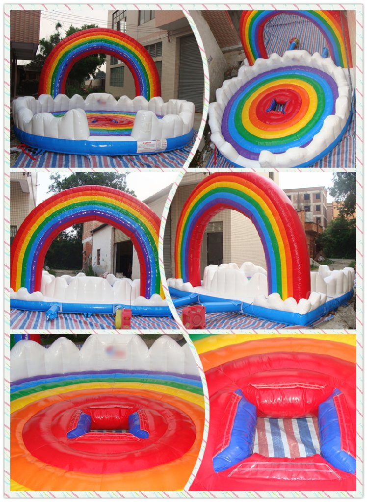 Rainbow inflatable Cushion