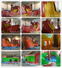 Inflatable Pirate Ship Slide