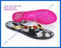 Plastic jelly fancy china flat heels slippers women 1