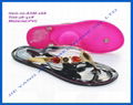 Plastic jelly fancy china flat heels