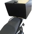 High quality plastic corrugated correx pizza delivery box for scooter bike