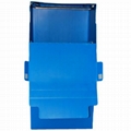 Folding PP Corrugated Plastic Coroplast Wardrobe For Mover