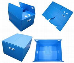 Foldable polypropylene plastic corrugated packaging box