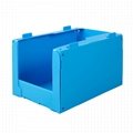 Stackable corrugated plastic warehouse picking bins 3