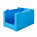 Plastic corrugated stacking tray correx picking bins 2