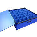 PP Corflute Plastic Storage Box for Wine Glass Cup Plate