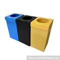 Folded Correx Corflute Plastic Recycling Bin Trash Can 2
