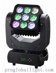 Led matrix panel beam moving head stage lighting