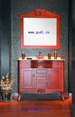 antique solid wood bathroom cabinet TG-05