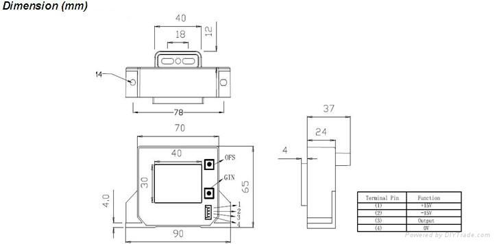 SCK18 Hall Open Loop Current Sensor 4