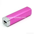 Lipstick Power Bank External Battery Charger For Mobile iPhone Samsung 1