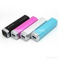 Lipstick Power Pack External Battery Charger For Mobile iPhone Samsung 3