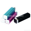 Lipstick Power Pack External Battery Charger For Mobile iPhone Samsung 1