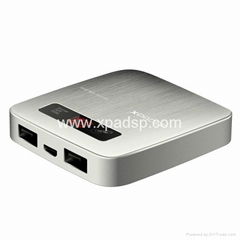 3500mah External Dual USB Output Battery Power pack charger