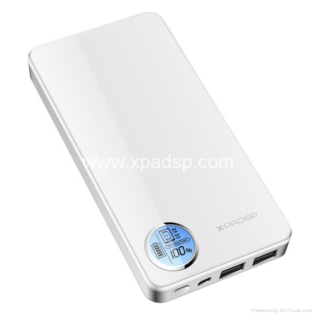 10000mah External Dual USB Output Battery Power pack charger 