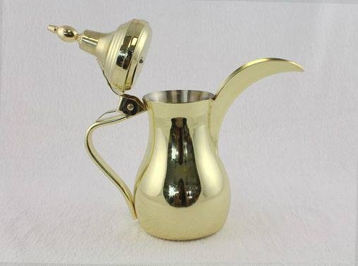 luxury design golden and silver coffee pots,arab stainless steel tea pot 2