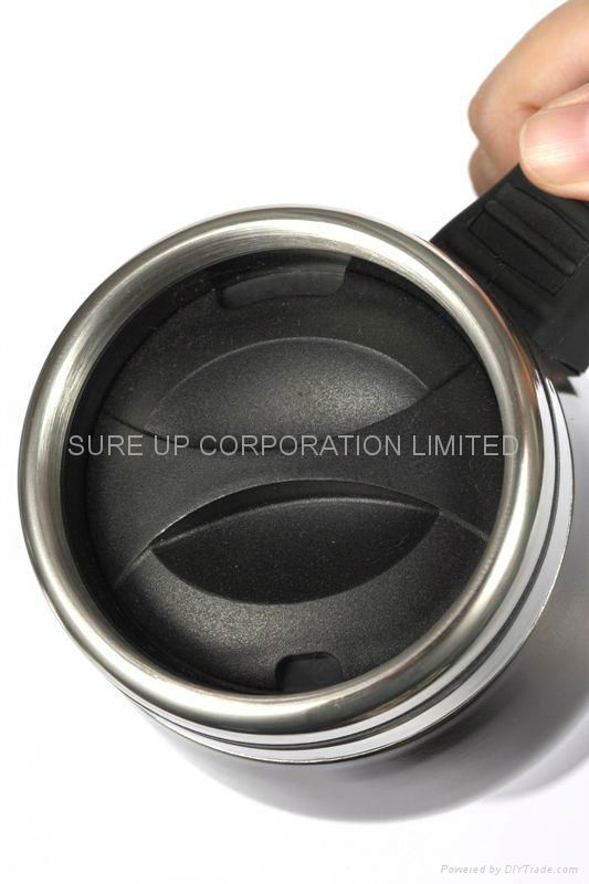 New luxury design stainless steel fancy mug wholesale thermos mug car mug warmer 2