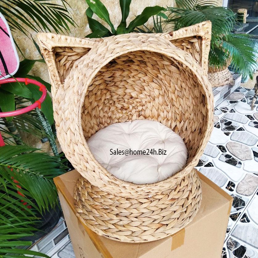 Water Hyacinth Handmade woven Pet House