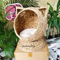 Water Hyacinth Handmade woven Pet House