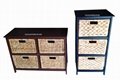 Water Hyacinth Living room 4 Drawers Cabinet Home Furniture