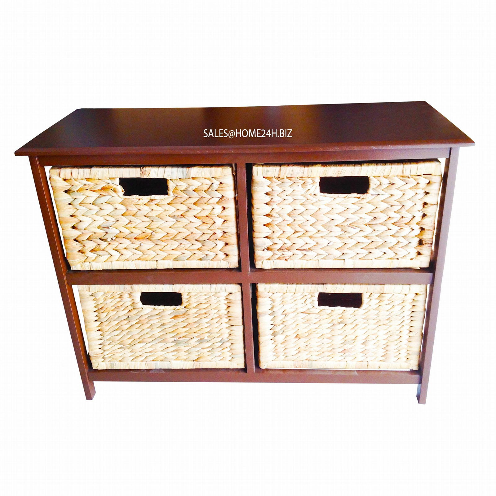 Water Hyacinth Living room 4 Drawers Cabinet Home Furniture 2