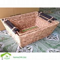 Vietnam handmade Water Hyacinth Storage Basket S/3 5