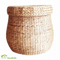 Water hyacinth a big box round hamper