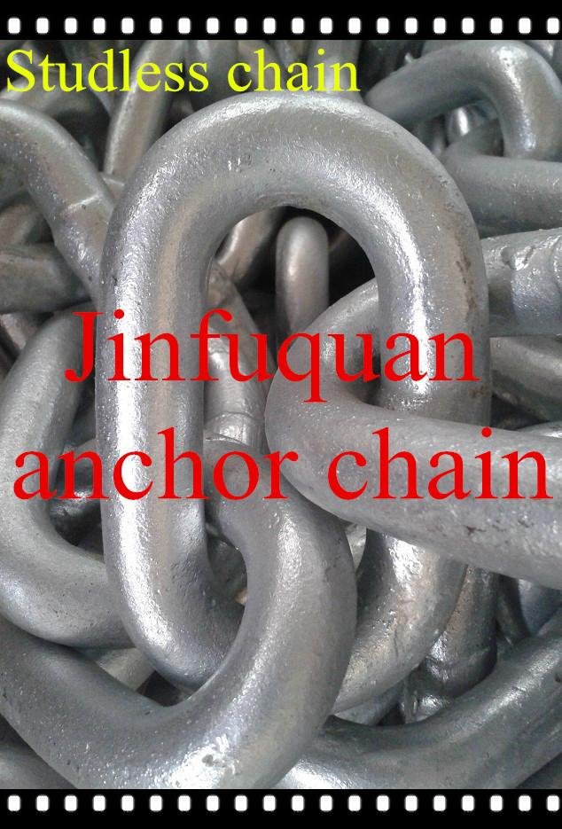 U2 galvanized studless link anchor chain for ship with CCS