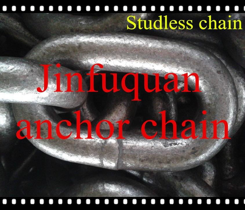 U2 galvanized studless link anchor chain for ship with CCS 3