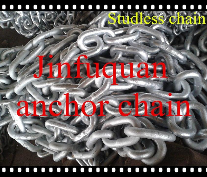 U2 galvanized studless link anchor chain for ship with CCS 5