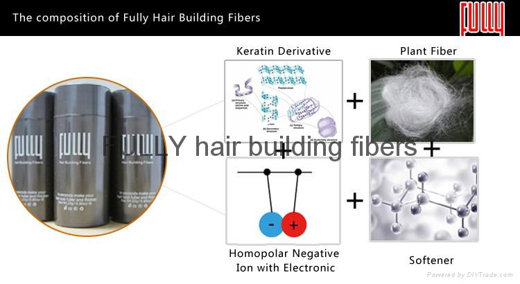 Hair Building Fibers China Private Label 3