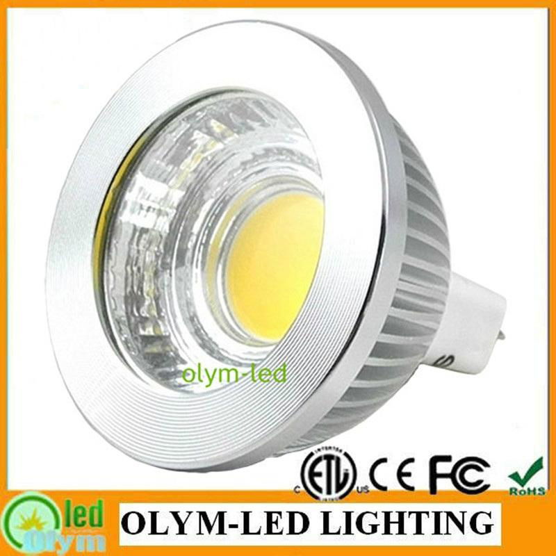 COB MR16 LED Spotlight 5W 7W 600lm replace 50w halogen bulb