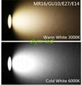 6W 700LM GU10 LED lamp dimmable COB light 85-265V 3 Year Warranty 4