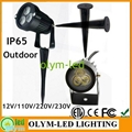 3W LED Garden Lawn Light with Spike Outdoor 12V 110V/220V White/RGB IP65