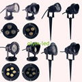 3W LED Garden Lawn Light with Spike Outdoor 12V 110V/220V White/RGB IP65 3