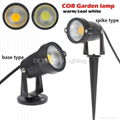 Outdoor Waterproof LED Garden Light 220V 110V 12V 3W 5W COB LED Lawn Spike Light 1