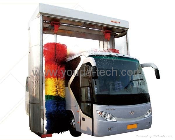 Automatic Bus Wash Machine with wax systems