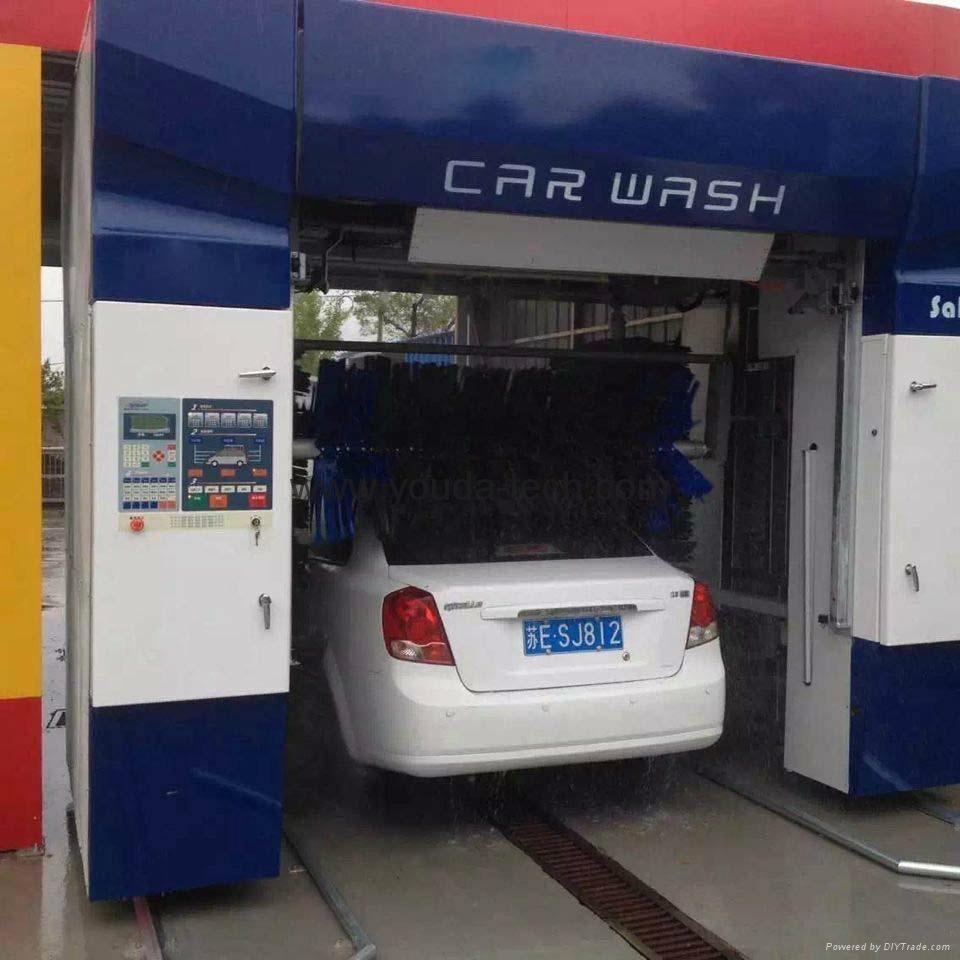 Automatic Rollover Car Wash Machine With Water Wash Foam Wax and Dryer Systems 3