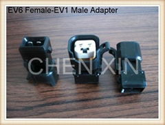 Bosch EV6 Female--EV1 Male Auto Waterproof Injector Connector 