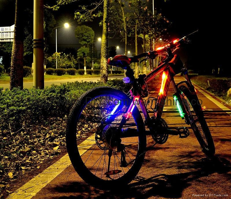 Blue led bike light accessories for bicycle 3