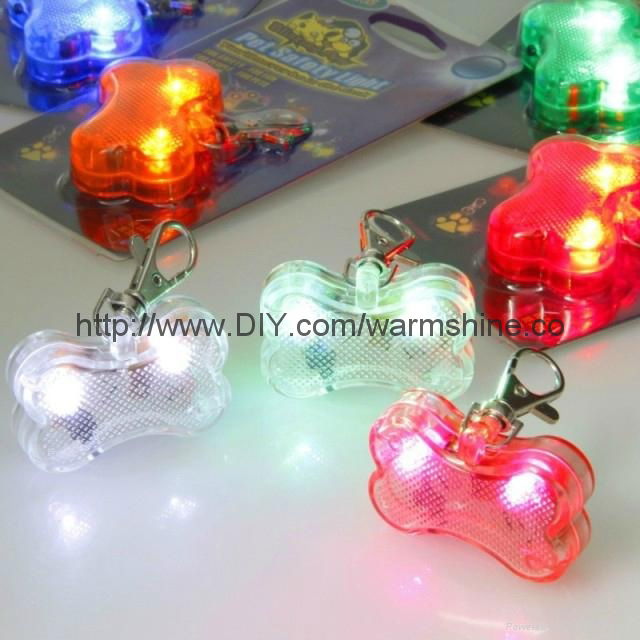 Waterproof reflective led dog tags 2