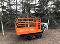 Crawler dumper with lift container Hydraulic Scissor lifter Picking platform