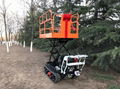 Crawler dumper with lift container Hydraulic Scissor lifter Picking platform 8