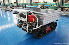  Multi-functional Tracked  self-discharge crawler truck dumper